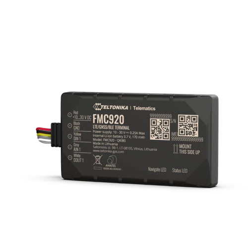 FMC920 - Teltonika Telematics FMC920 - Teltonika FMC920 Small and Smart Advanced GPS Tracker With Future proofed 4G Connectivity, Bluetooth and a backup battery