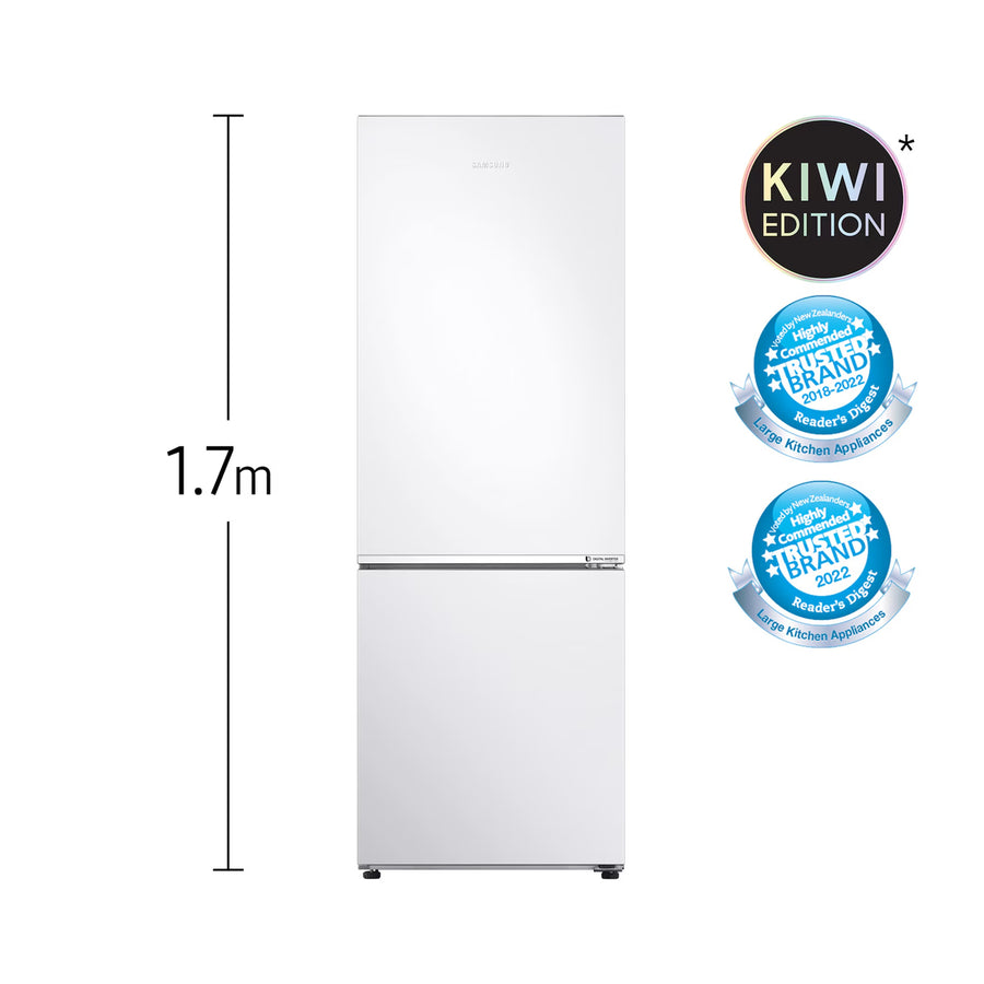 Samsung Bottom Mounted Freezer Fridge - 310L - Snow White