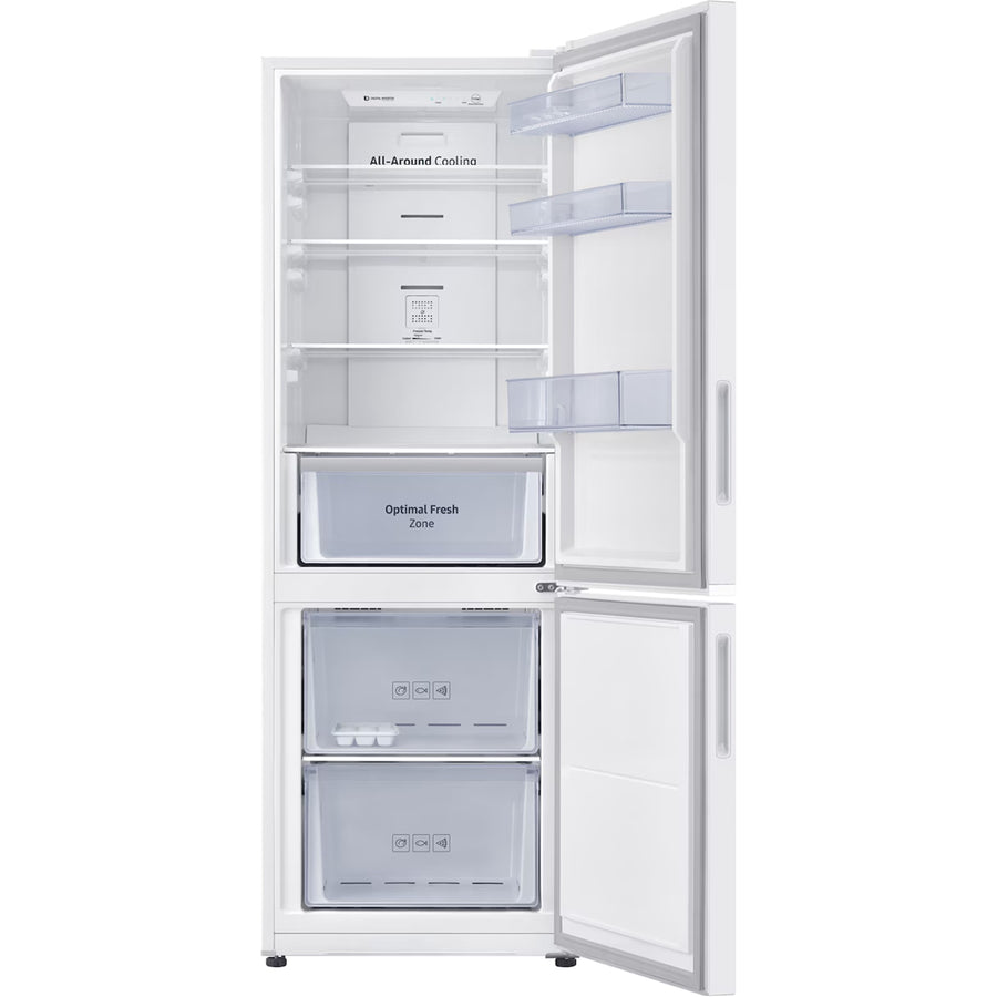 Samsung Bottom Mounted Freezer Fridge - 310L - Snow White