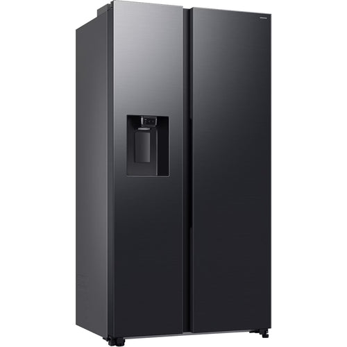 Samsung SRS6200S Side-by-Side Refrigerator with Ice & Water Dispenser - 635L - Dark Stainless