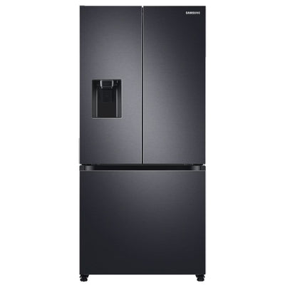 Samsung RF44A5202B1/SA 3 Door French Door Refrigerator with Ice & Water Dispenser - 495L - Black