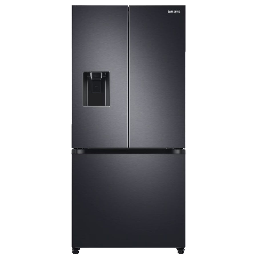 Samsung RF44A5202B1/SA 3 Door French Door Refrigerator with Ice & Water Dispenser - 495L - Black