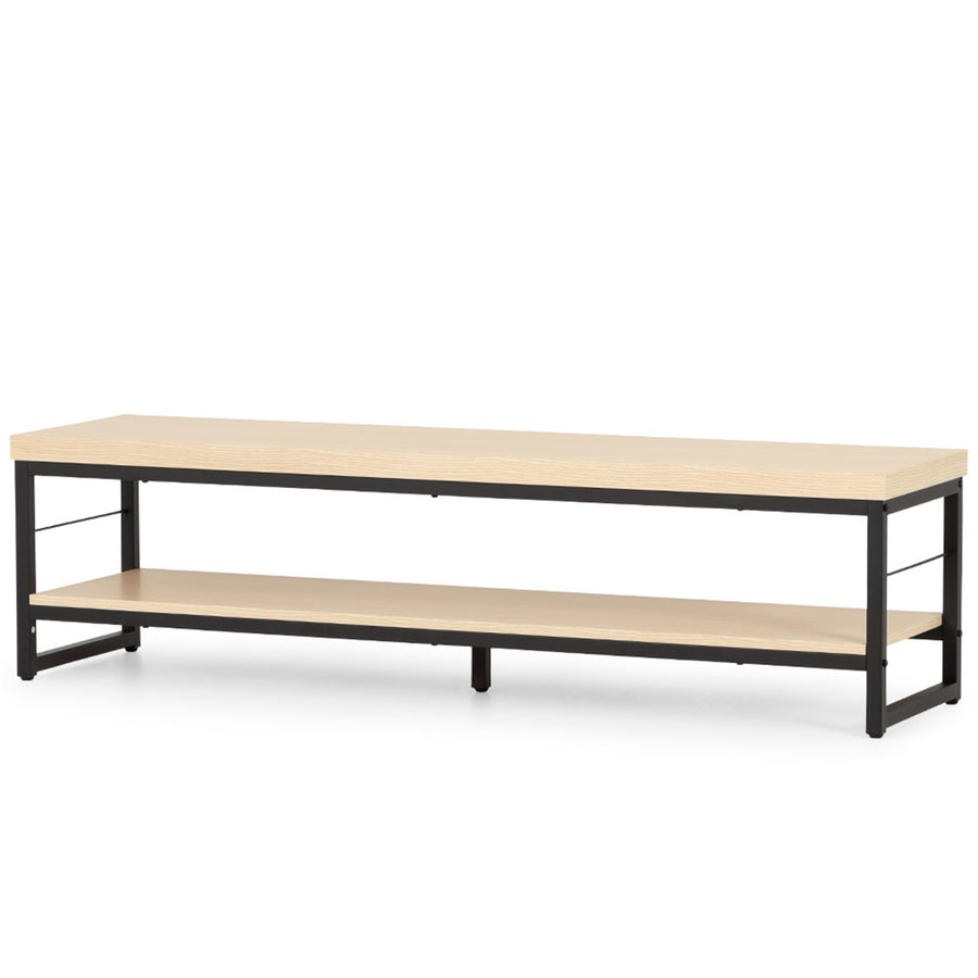 OMP A/V Mounts M7122O - OMP Manakau 1500 Blond Oak 1 Shelf 42-65" TV Table