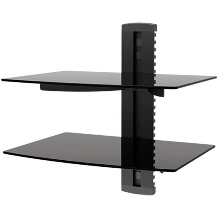 OMP A/V-Halterungen M7321 - OMP Wandhalterung Glas mit 2 Böden Universal
