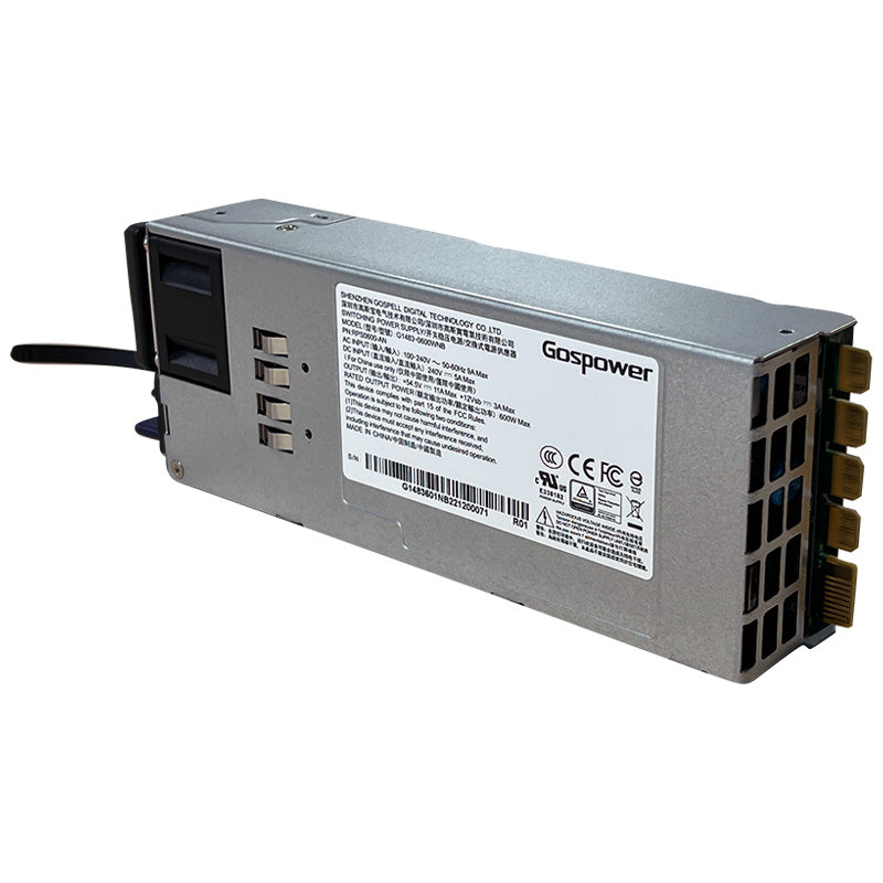 MikroTik G1483-0600WNB - G1483-0600WNB Hot-swap 54.5V 10.35A 600W power supply for the CRS320-8P-8B-4S+RM PoE++ switch