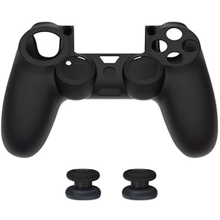 DOBE Silicone Protective Skin Case Cover For PS4 Playstation 4 Controller -Black