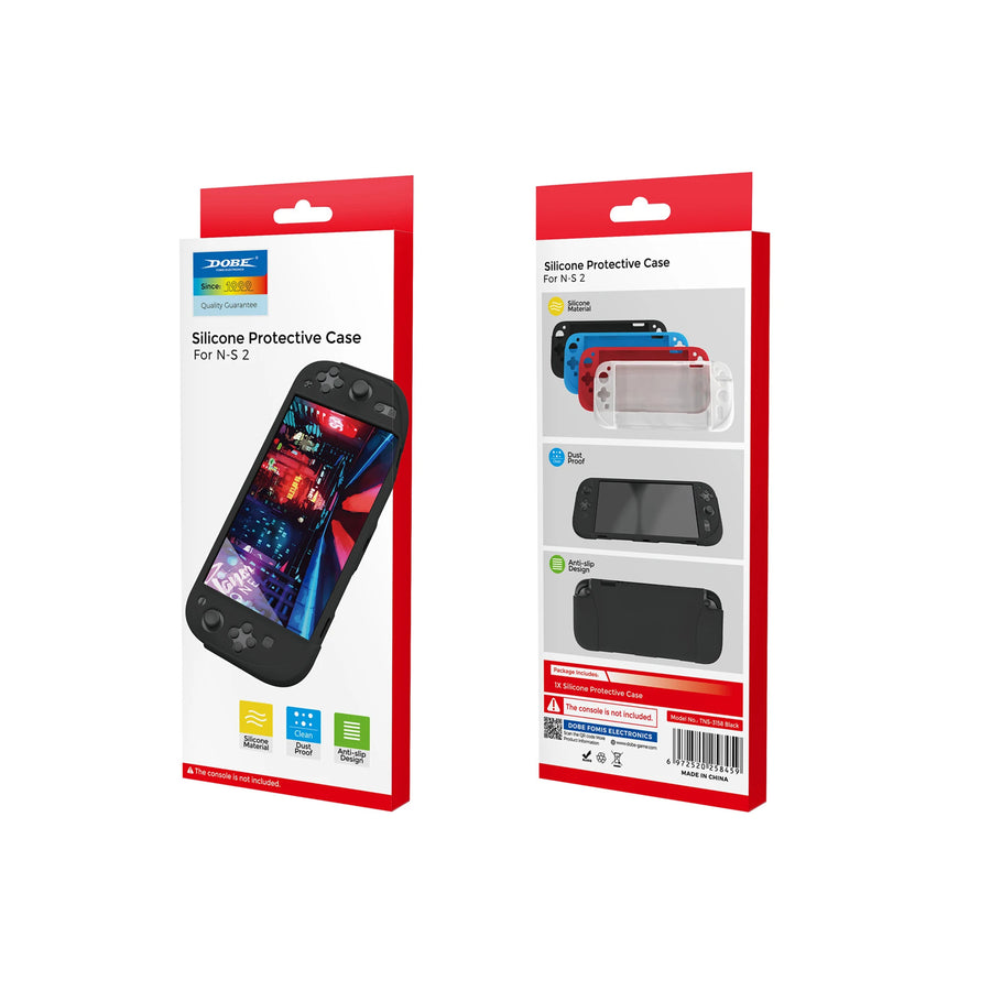 DOBE Nintendo Switch 2 Silicone Protective Case - Black