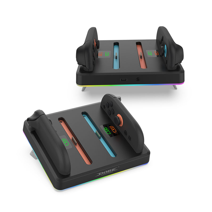 DOBE Nintendo Switch 2 Joy-Con 4 Port RGB Controller Charging Dock