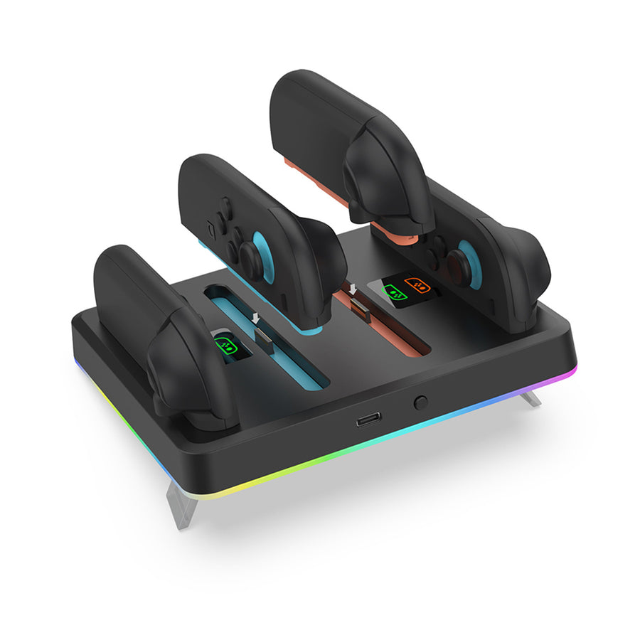 DOBE Nintendo Switch 2 Joy-Con 4 Port RGB Controller Charging Dock
