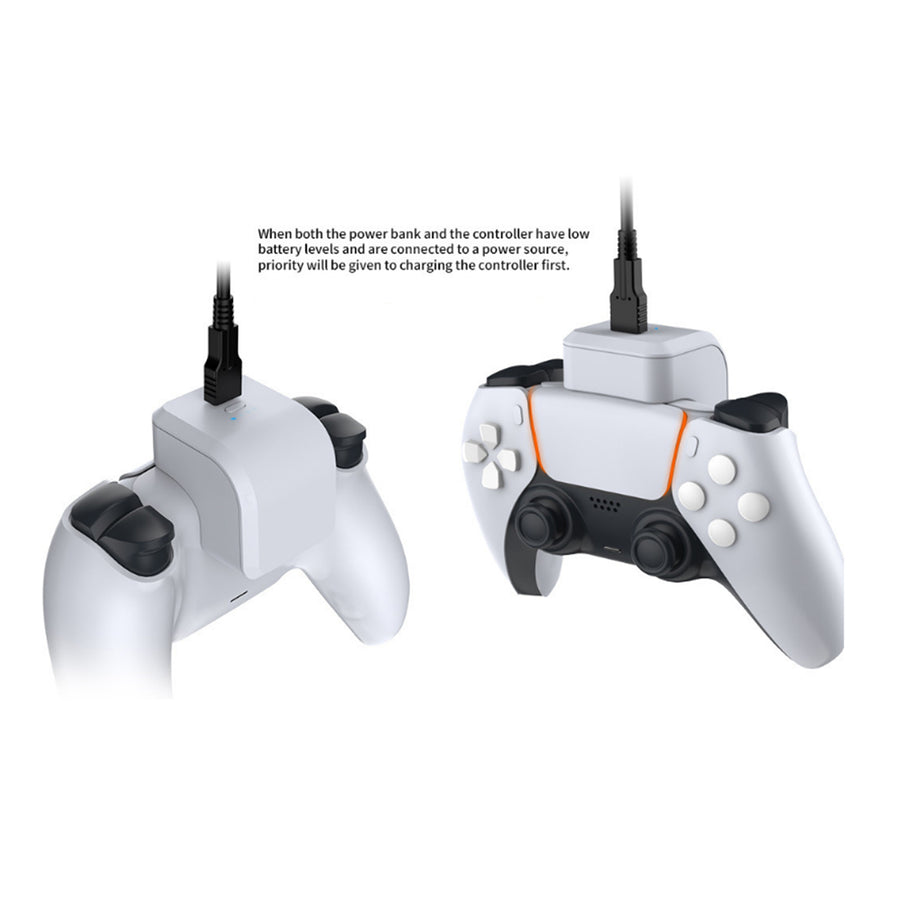 DOBE PlayStation PS5 Dualsense Controller Extended Power Battery Pack - 1600mah Rechargeable