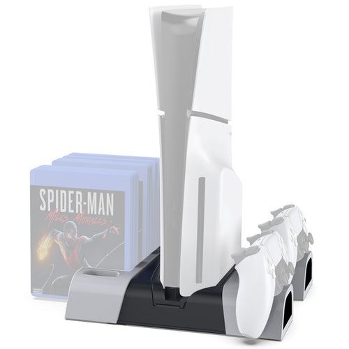 DOBE PlayStation PS5 / PS5 Slim Vertical Cooling Stand and Controller Charging Dock