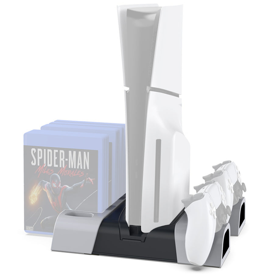 DOBE PlayStation PS5 / PS5 Slim Vertical Cooling Stand and Controller Charging Dock