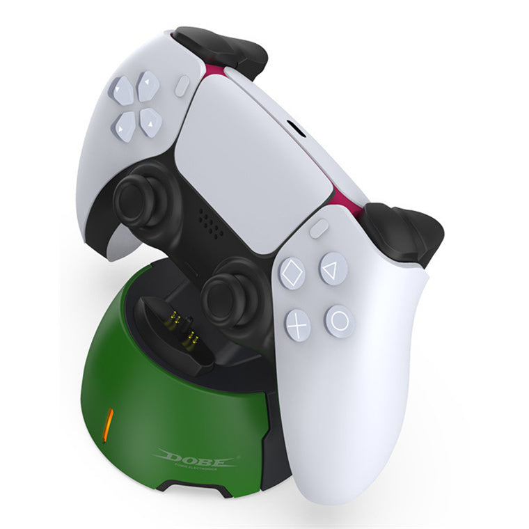 DOBE PlayStation PS5 Mini Charging Dock Stand (Green) Suits Dualsense and Edge