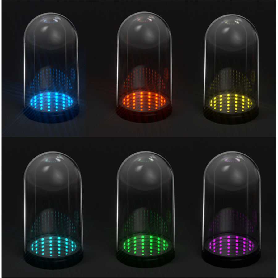 DOBE RGB LED Figure Dust Protect Case Thousand-layer Mirror Figure Display Box