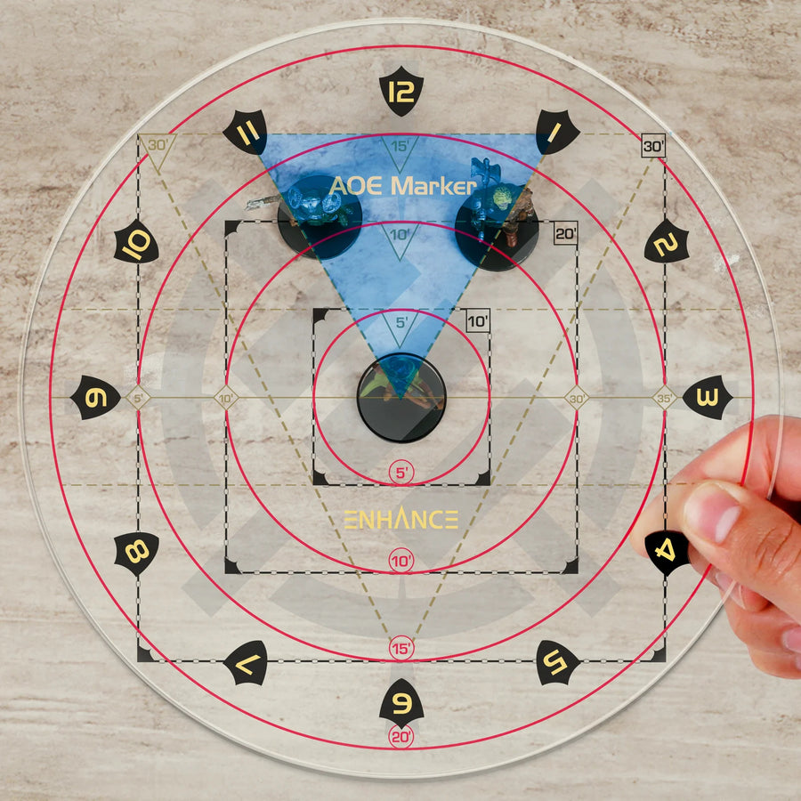 ENTTADM100CLEW - Enhance Tabletop AOE Damage Marker - Clear