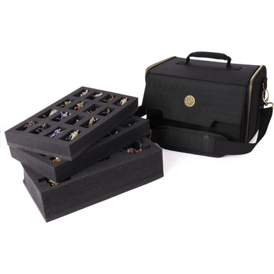 ENHANCE Tabletop Miniature Figure Satchel - Black
