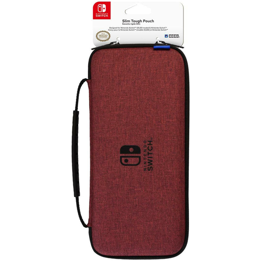 Hori Switch Zubehör PNSOSTPR - Hori Switch OLED Tough Pouch (Rot)
