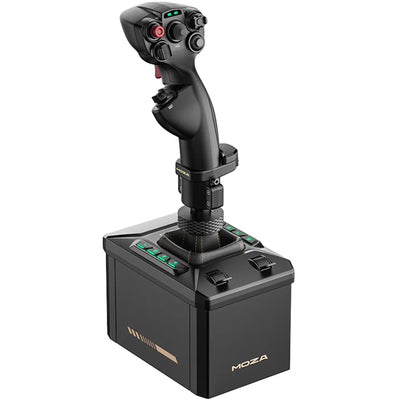 MOZA AS017 AB6 Flight Sim Joystick with Force Feedback Base High-torque 6Nm Force Feedback Base - Precision MHG Flightstick