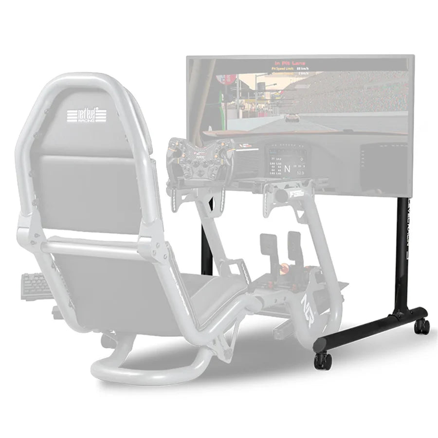 NEXT LEVEL RACING ROUND TUBE FREESTANDING SINGLE?MONITOR?STAND