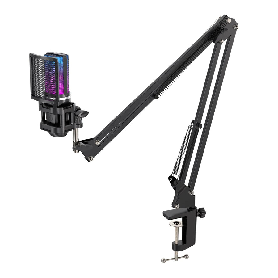 PMRGBBMA - Playmax RGB Mikrofon PRO Kit Schwarz