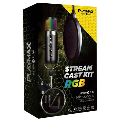 Playmax PSCMRGBK Playmax Streamcast RGB Microphone Kit