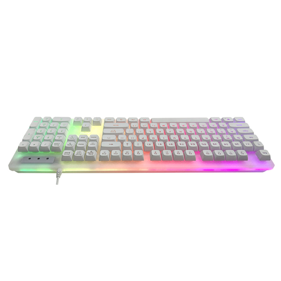PMCKW - Playmax Aurora Tastatur - Weiß