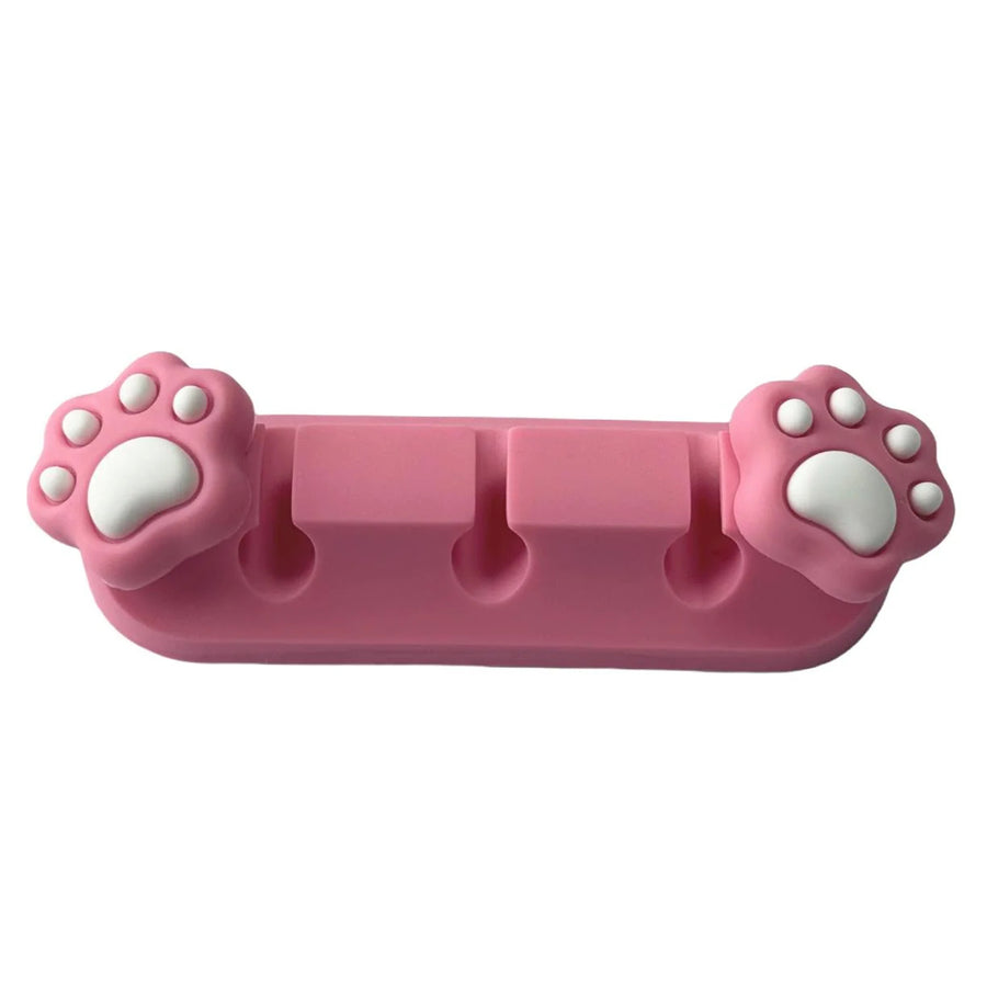 PPPCMP - Playmax Tatzenmuster Kabelmanagement Pink/Weiß