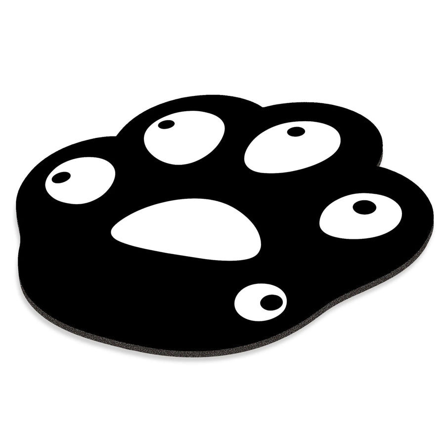 PPPMMB - Playmax Paw Print Mouse Mat- Black