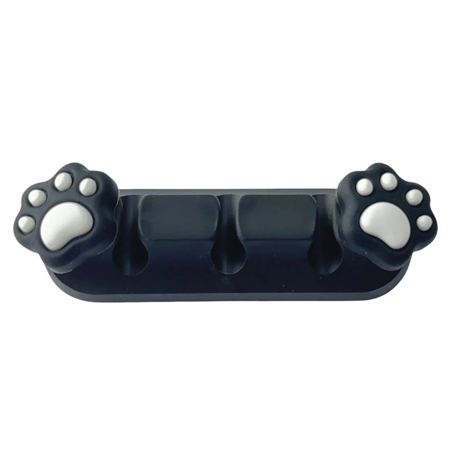 PPPCMB - Playmax Pfotenabdruck Kabelmanagement Schwarz/Weiß