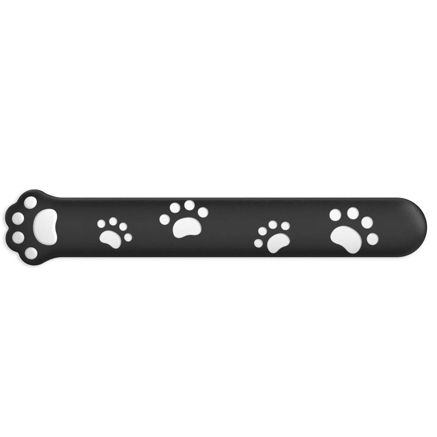 PPPWRB - Playmax Paw Print Wrist Rest - Black and White