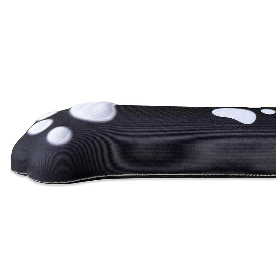 PPPWRB - Playmax Paw Print Wrist Rest - Black and White