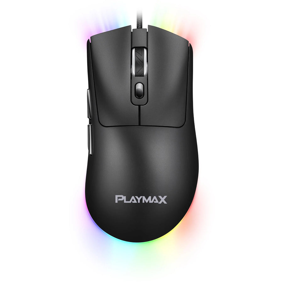 PMRGMS - Playmax Black RGB Gaming-Maus und Mauspad-Kombi