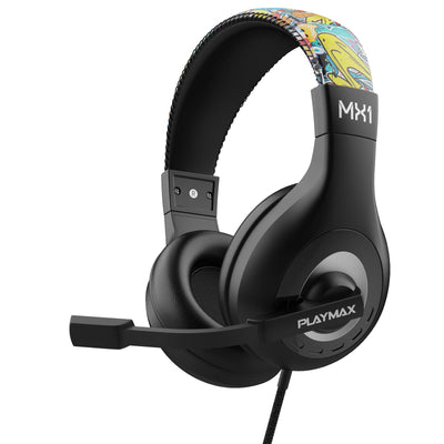 PMX1GR - Playmax MX1 Universal Headset - Graffiti