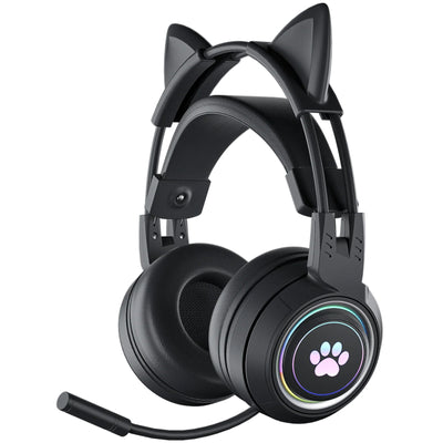 PowerPlay PUCHBL PowerPlay Cat RGB Gaming Headset (Black)