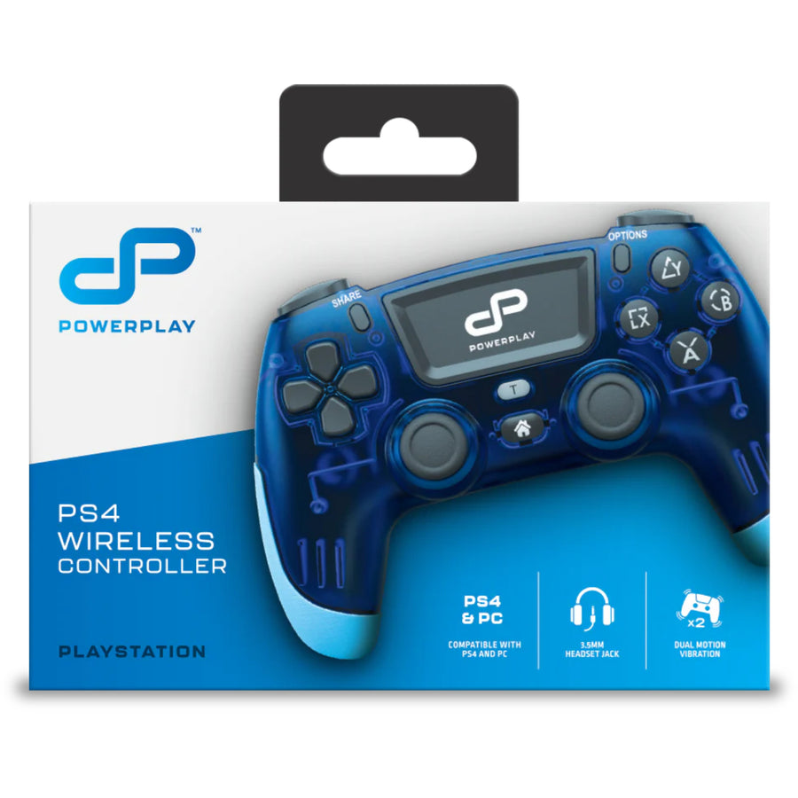 PowerPlay Accessories PowerPlay PS4 Wireless Controller (Blue)