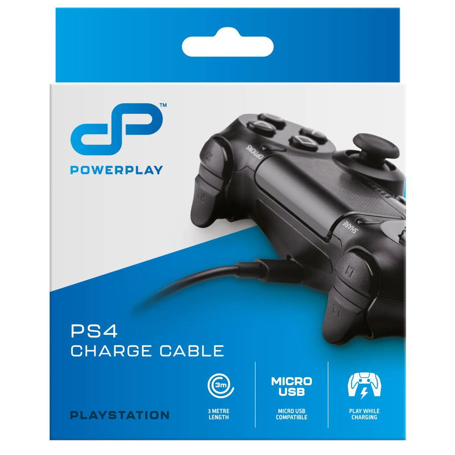 PowerPlay PS4 Charge Cable - 3m