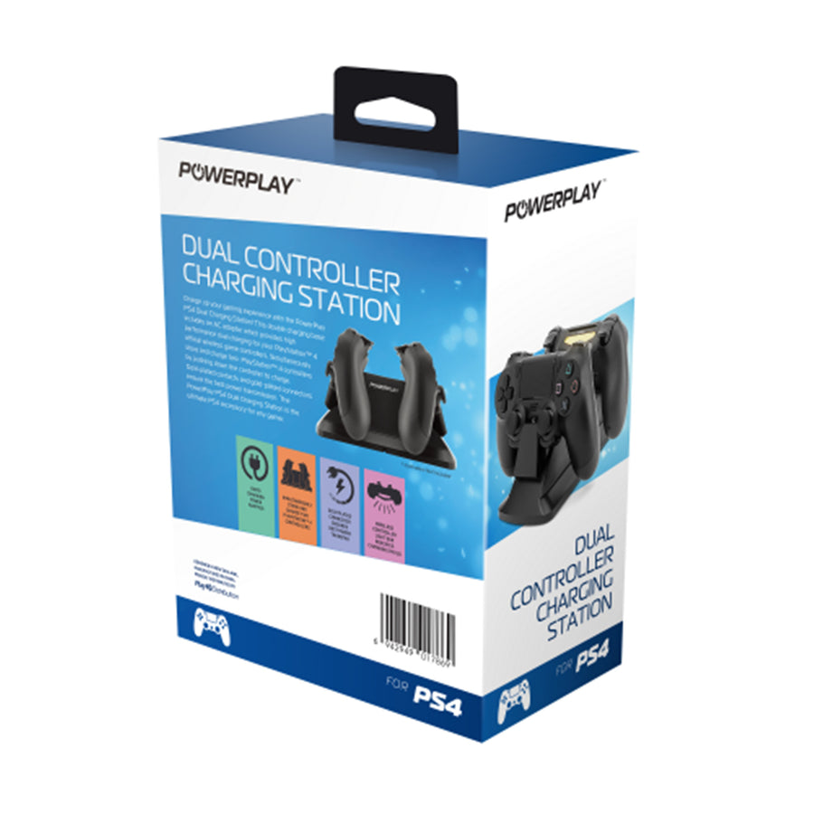 PowerPlay Zubehör PPS4PDCS - PowerPlay PS4 Dual-Ladestation (Schwarz)