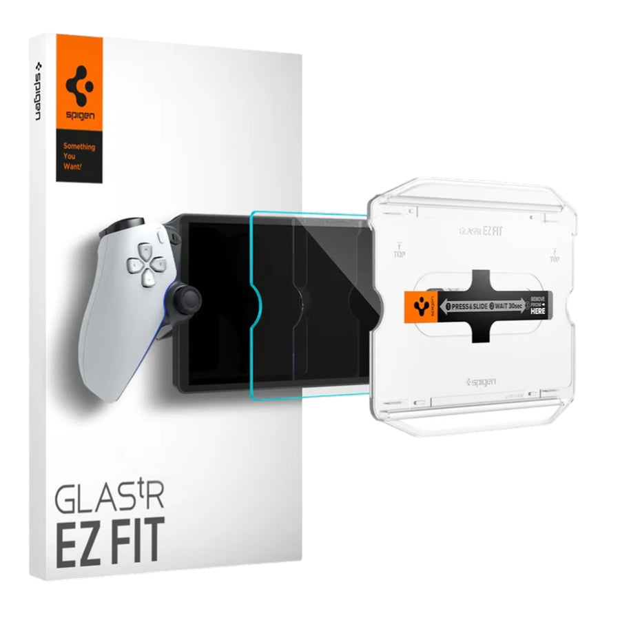 Spigen Glas.tR EZ FIT Tempered Glass Screen Protector for PlayStation Portal Remote Player