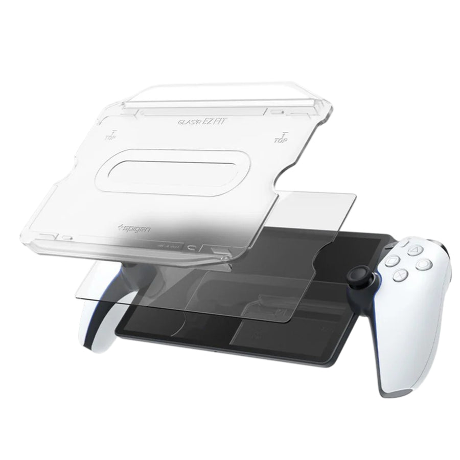 Spigen Glas.tR EZ FIT Tempered Glass Screen Protector for PlayStation Portal Remote Player