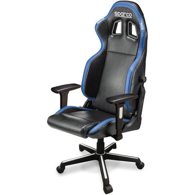 Sparco Racing 00976NRAZ Gaming Seat - GRIP Black/Blue