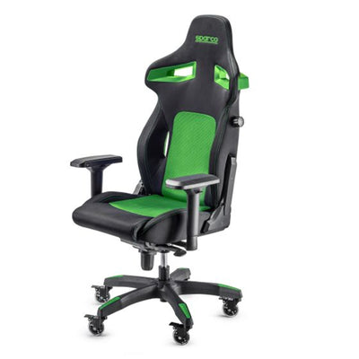 Sparco Racing 00988NRVD Gaming Seat - STINT Black/Green