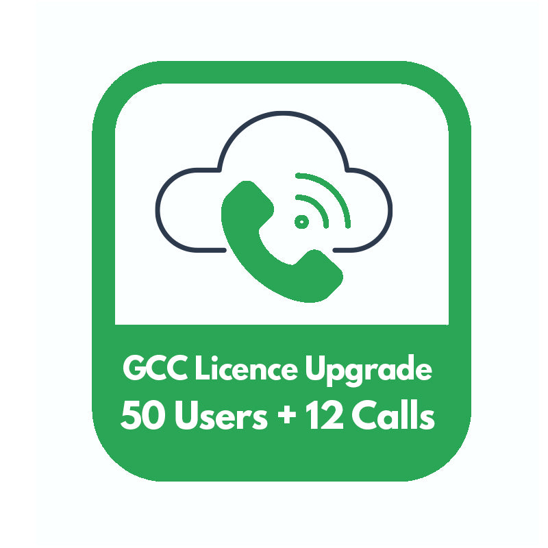 Grandstream Networks GCC-UC-50 - Grandstream GCC One-time upgrade to 50 Users, 12 Concurrent Calls
