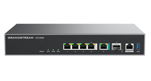 Grandstream Networks GCC6020 - Grandstream GCC6020 All-In-One Router with Enterprise Grade Firewall VPN and PBX with 1x 10 Gigabit SFP + port, 1x 2.5 Gigabit port and 4x Gigabit Ethernet ports and PoE