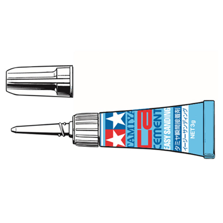 Tamiya 87187 - TAMIYA CA CEMENT EASY SANDING