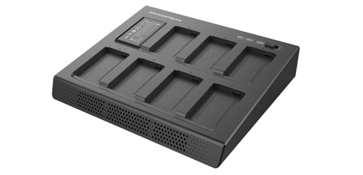 Grandstream Networks GMC08 - Multi battery charger for WP820 and DP730, charges 8 batteries at same time
