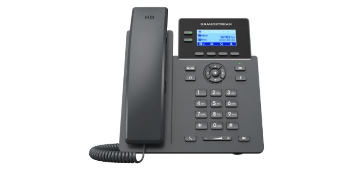 Grandstream Networks GRP2602W - Grandstream GRP2602W 2 Lines 4 SIP Account Dual Band 802.11ac Wi-Fi IP Phone