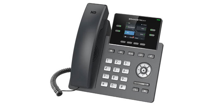 Grandstream Networks GRP2612W - Grandstream GRP2612W 2 Lines 2 SIP WiFi 2.4in Colour Screen