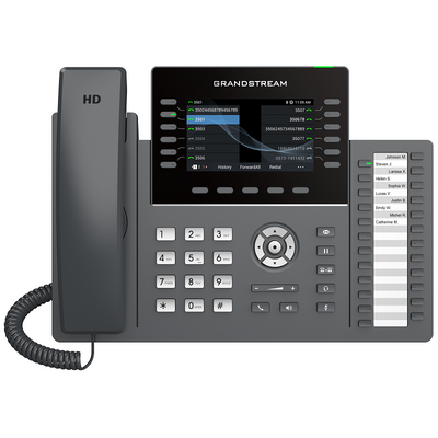 Grandstream GRP2636 6+6 lines, Gigabit, WF/BT, Colour Screen, 24 paper based BLF keys