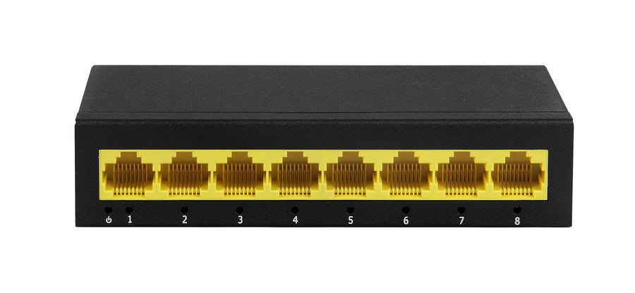 Go Wireless NZ GW-SW-8Gv2 - 8 Port Unmanaged Gigabit Switch GW-SW-8G