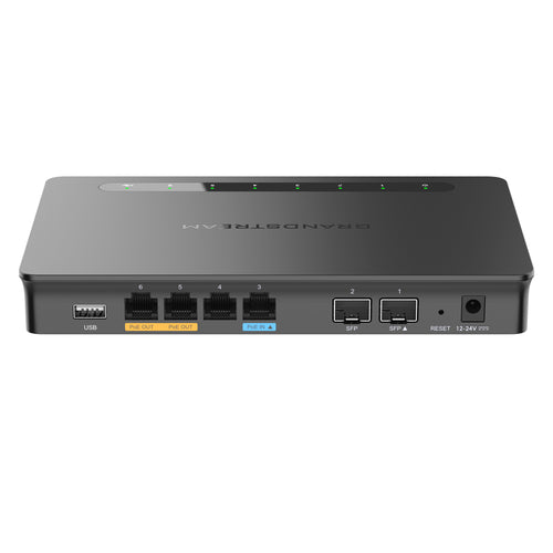 GWN7002 - Grandstream Networks GWN7002 - Grandstream GWN7002 Multi-WAN Gigabit VPN Router, 4 x GigE, 2 x SFP